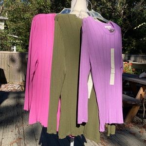 3 NWT Light Sweaters